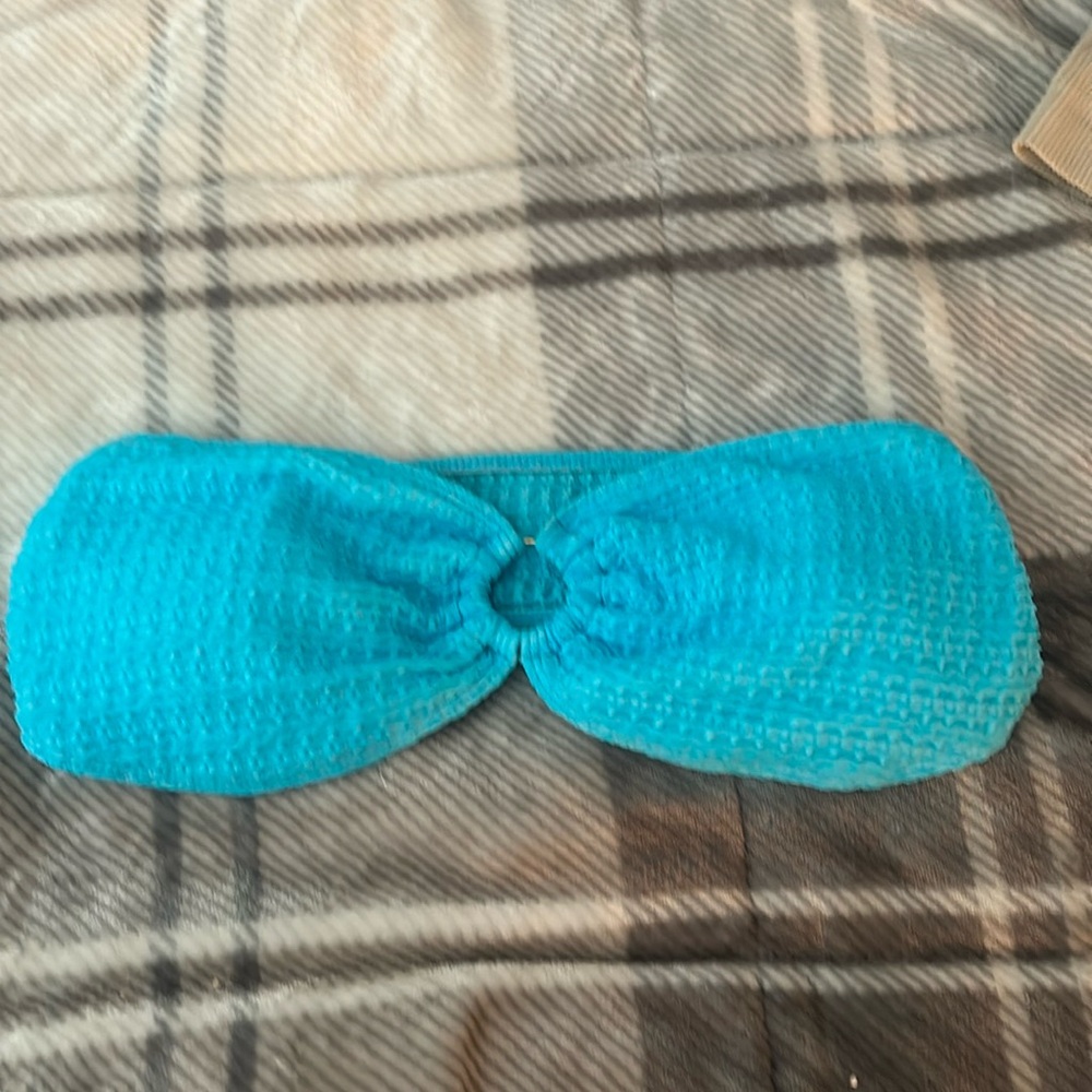 blue bikini top!